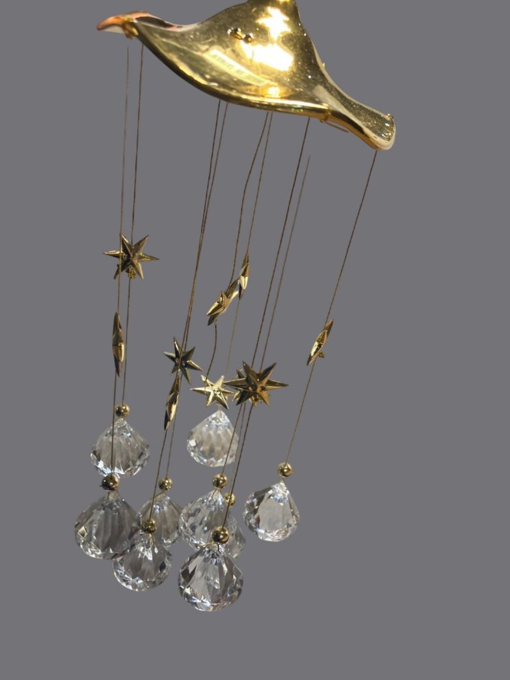 Kurt Adler Crystal Hanging Drops Christmas Ornament Taiwan 8.5 "X 3" - Picture 2 of 14